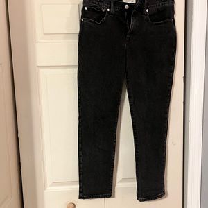 MADEWELL Tomboy Straight Lunar Wash.